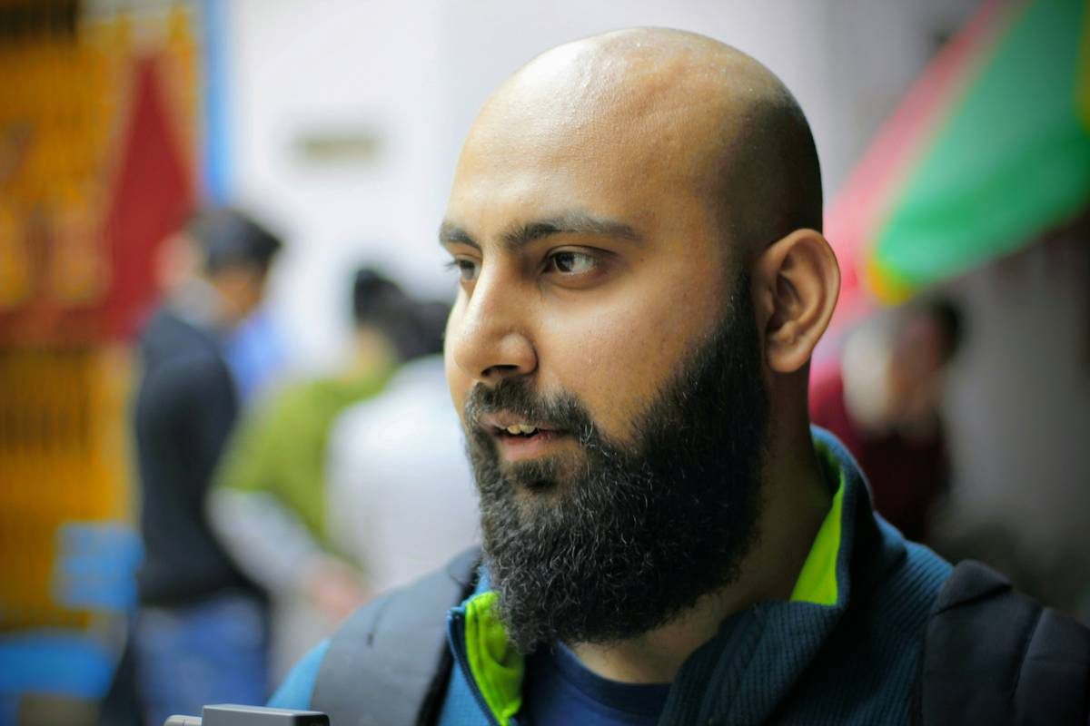 Man with a beard